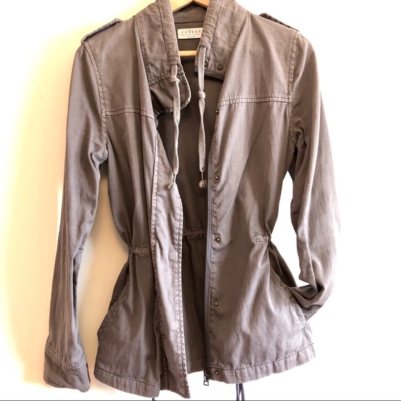 Velvet by Graham & Spencer army jacket - Picture 2 of 9